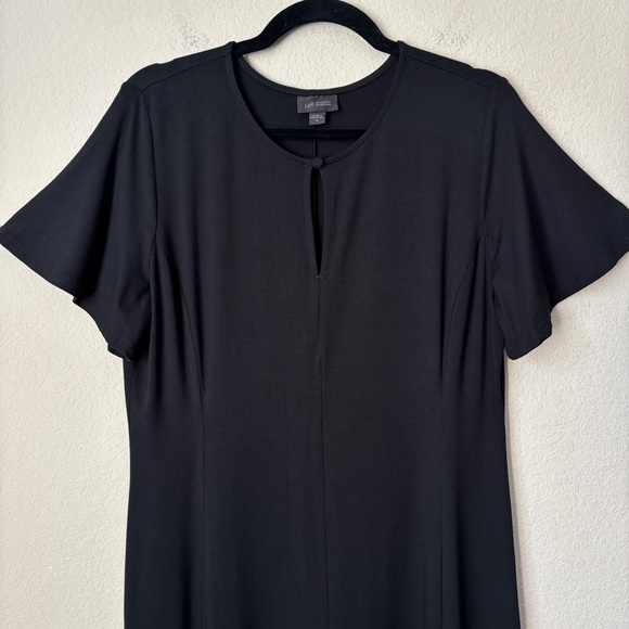 J. Jill Wearever Collection Soft Stretchy Knit Flutter Sleeve Maxi Dress - Picture 5 of 11